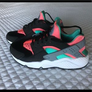 rainbow nike huarache shoes